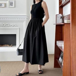 오노마 여성 민소매 U19 안젤스 나일론 원피스