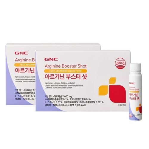 GNC 아르기닌 부스터 샷 30ml 14병