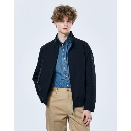 닥스 남성 네이비 헤링턴 자켓_HZJU5A201N2