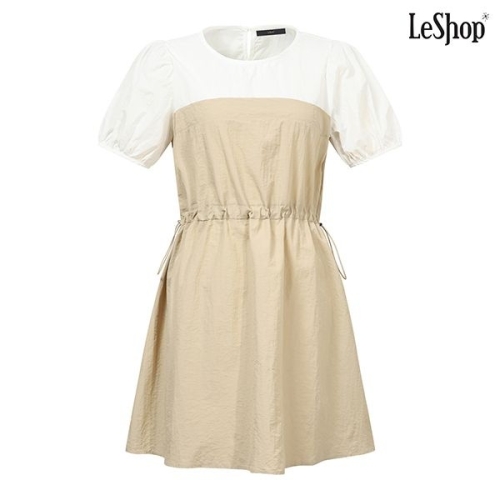 르샵 여성 스트링 배색 원피스 DP2OW003A