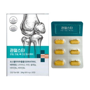 우리바이오 관절스타 보스웰리아 추출물 800mg 30캡슐