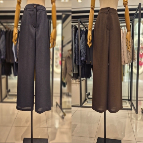 BCBG 25 /여름 일자핏 밴딩 정장 팬츠 B5M4P386