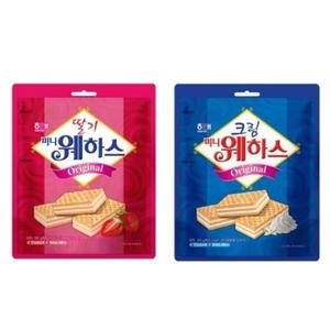 해태제과  크림 미니 웨하스 150g + 딸기 크림 미니 웨하스 150g