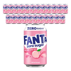 코카콜라음료 환타 제로 상큼피치 350ml