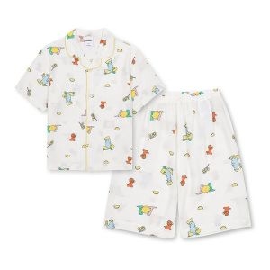 탑텐키즈 조구만 레이온 5부 파자마 셋업 (MKF5UI3815IVP)