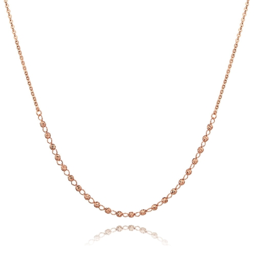 로제도르  주얼리 펠리아 PG 체인 목걸이 42cm 14K 282400011 골든듀AMC GR/700