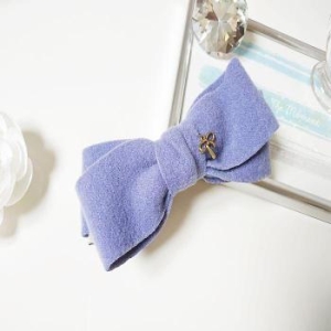 핸드메이드 여성 볼륨 모직 리본 장식 머리핀 헤어핀 S9082262