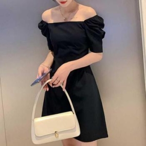 오노마 ONM 블랙 미니 원피스 여름 스퀘어넥 소개팅룩 여친룩 32090761