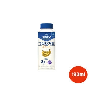 매일유업 매일바이오 그릭요거트 드링크 바나나 190ml