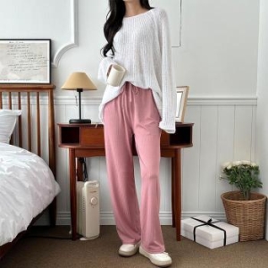 오노마 ONM 여성 린클 컴포터블 일자형 밴딩 팬츠 32103520