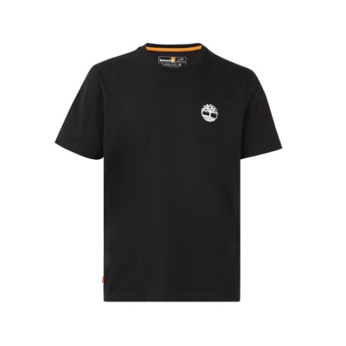 팀버랜드 남성 백 트리 그래픽 반팔티 블랙_TB0A5VUH0011