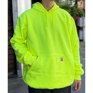 칼하트 남성 로고 파커 후디 풀오버 헤비 웨이트 스웨트 K121 라임_10277904 128228419