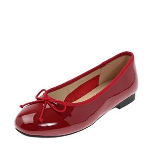 고세 여성 경량 에나멜 리본 플랫_OZP5S005