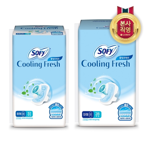쏘피 쿨링 프레쉬 대형 28개