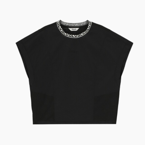 볼빅 브이닷 골프 여성드롭숄더 로고라운드VEST셋트 VLVTP402