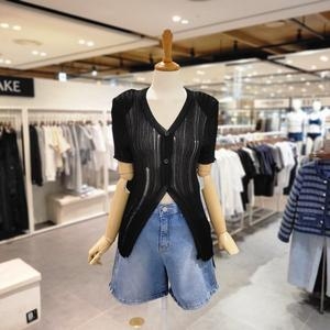 반에이크 페드 반팔 가디건 LB46KCUG01Z