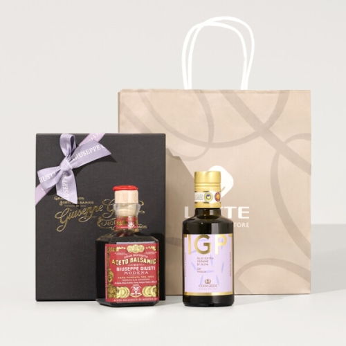 주세페주스티 3메달 큐빅 발사믹식초 + 콘제디 IGP 올리브오일 250ml 세트