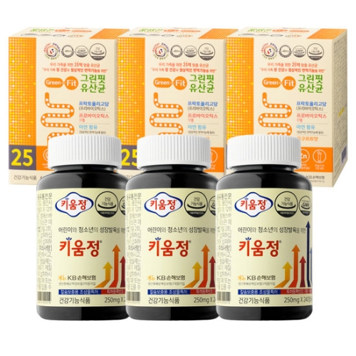 닥터피플 키움정 250mg 240정 + 그린핏유산균 2g 30포