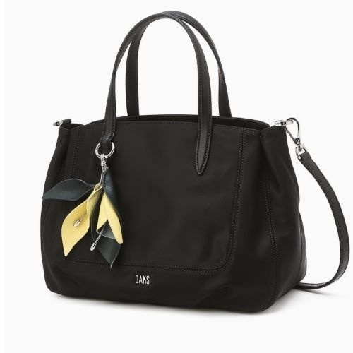 닥스 플라워 참장식 나일론 토트백 M_DCBA5E523BK