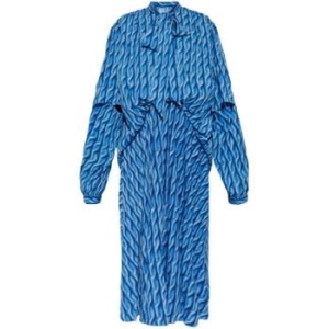 발렌시아가 올오버 프린팅 보우 장식 원피스 1976857