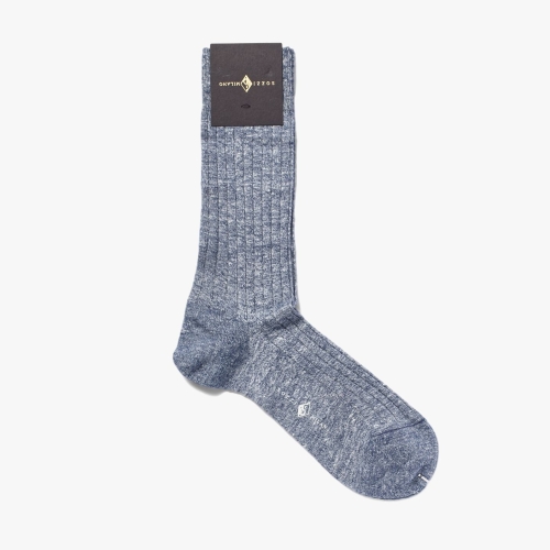샌프란시스코마켓 SOZZI CALZE 소찌 칼제 MEN SHORT SOCKS MELANGE INDIGO /ZEE1M80000A82
