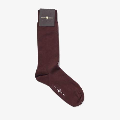 샌프란시스코마켓 SOZZI CALZE 소찌 칼제 MEN SHORT SOCKS SEA ISLAND COTTON BROWN/ ZEE1M8000..