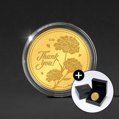 골드팡  골든카네이션 순금코인 0.1g