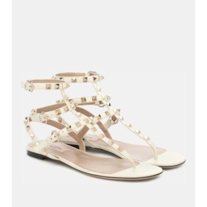 발렌티노 Rockstud 레더 샌들 P00480028