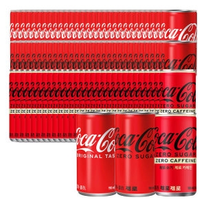 코카콜라음료 코카콜라 190ml + 제로 190ml + 제로제로 190ml