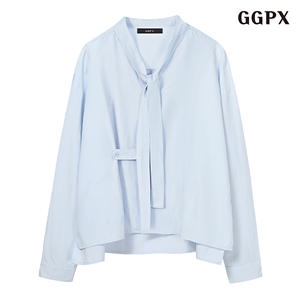 GGPX 타이 브이넥 버튼 블라우스 GPABA020D 499583