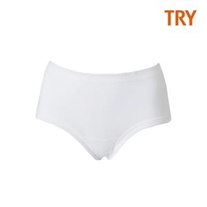 TRY 순면 여자 속옷 베이직 팬티 흰색 3매 95사이즈 232924 순면 여자 속옷 베이직 팬티 흰색 3매 95사이