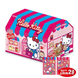 크라운제과  크라운X산리오 헬로키티 스위트샵 과자종합세트 640g