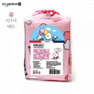 모닝글로리  폭신한 피크닉매트 봉주르비숑 핑크 _20844584