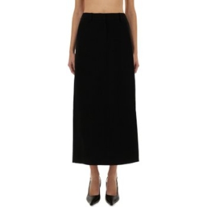 마이클코어스 하이웨이스트 테일러드 블랙 맥시 스커트 MS570HCENX 001BLACK