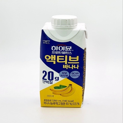 일동후디스 하이뮨 프로틴 밸런스 액티브 바나나 250ml