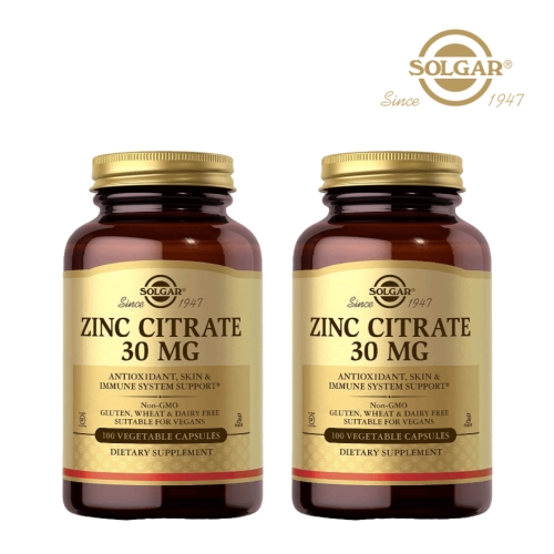 솔가 징크 시트레이트 아연 30mg 100캡슐