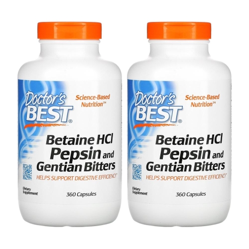 닥터스베스트 베타인 HCL 펩신 및 젠티안 비터스 360캡슐