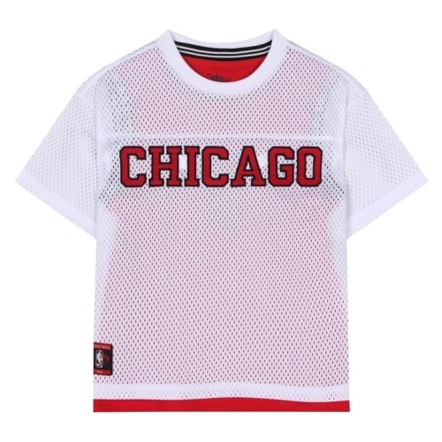 NBA-KIDS KIDS BOS 팀 메쉬 레이어드 티셔츠 화이트 (K252TS092P00)
