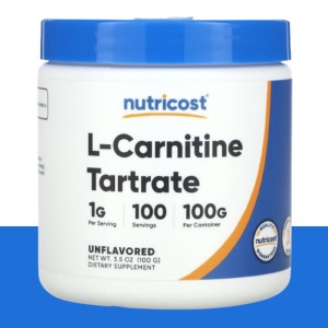 뉴트리코스트 l-카르니틴 타르타르산염 100g