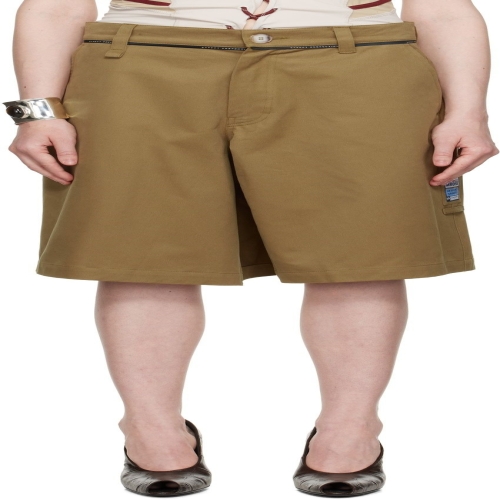 마틴 로즈 카키 트위스트 스케이트 쇼츠 841WP02707