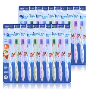 애경 2080 키즈 크리닉 칫솔 이중미세모 4단계