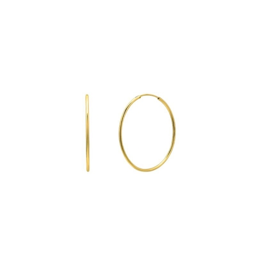 티르리르  모던 실버옐로우 링 귀걸이 HEQSVW13030M