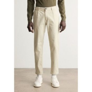 보스 플리츠 치노 팬츠 연한 베이지 132714903