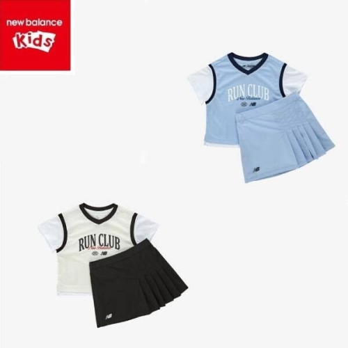 뉴발란스키즈 Hybrid Sports_쿨메쉬 레이어드 스커트 셋업 (NK9YF2833G)