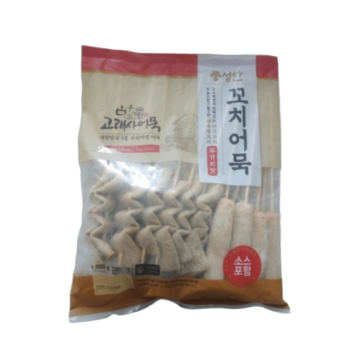 늘푸른바다 고래사어묵 풍성한 꼬치어묵 1.02kg