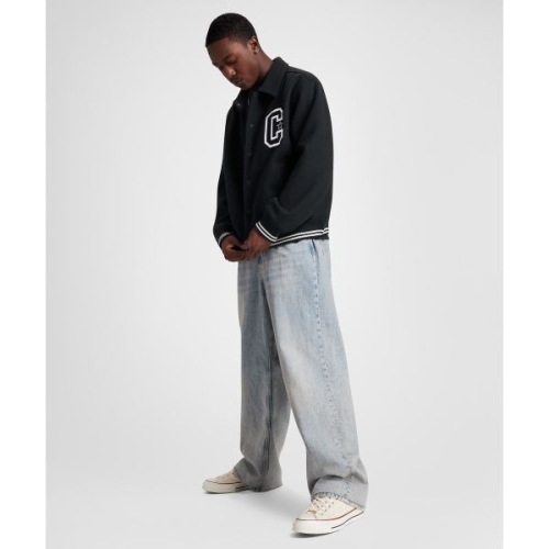 컨버스 레트로 C 바시티 재킷 블랙 10028007-A03 336623