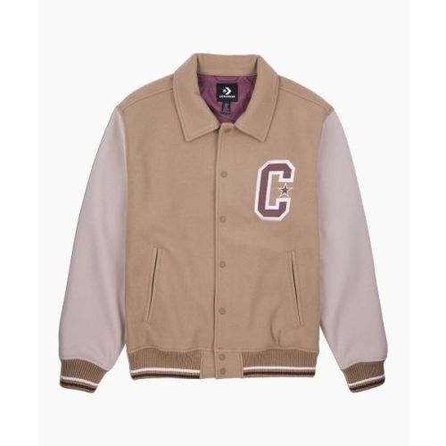 컨버스 레트로 C 바시티 재킷 머쉬룸 포리지 10028007-A01 336670