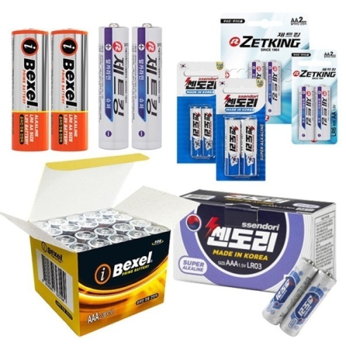 케이셀 알칼라인 건전지 AA 20알+AAA 20알