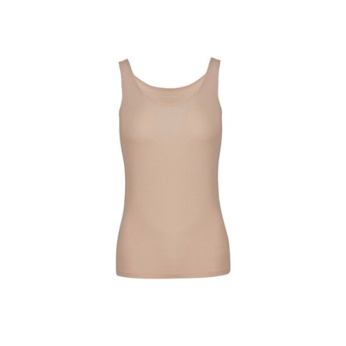 올리비아하슬러 베이지 베이직 슬리브리스 티셔츠 OHCMTS001