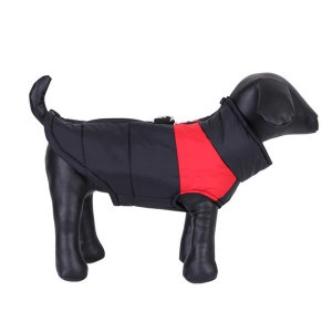 하루이 강아지패딩 조끼 레드